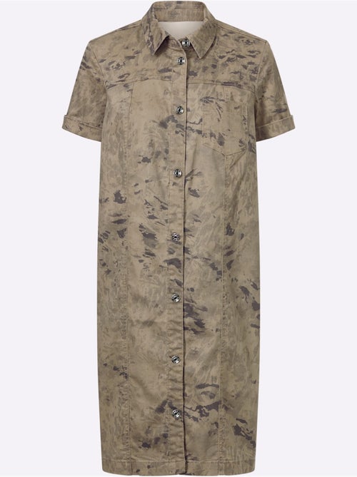 Robe Imprimée Qualité Coton Doux Sur La Peau - Taille Standard - helline - Kiabi