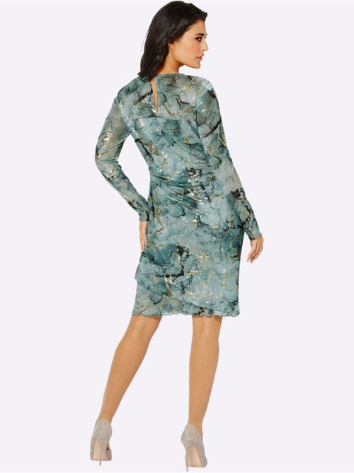 Robe Imprimée Qualité Maille Imprimée - Taille Standard - helline - Kiabi