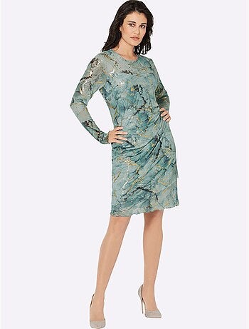 Robe Imprimée Qualité Maille Imprimée - Taille Standard - Helline
