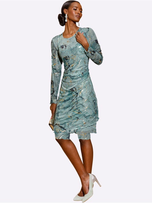 Robe Imprimée Qualité Maille Imprimée - Taille Standard - Helline - Kiabi