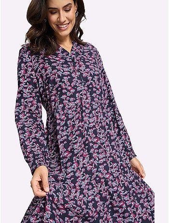 Robe imprimée qualité tissée - taille courte - witt