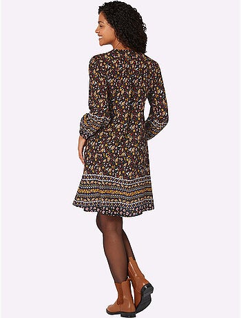 Robe Imprimée Qualité Tissée - Taille Courte - Witt