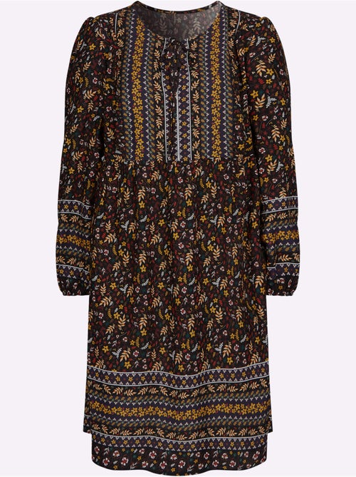 Robe Imprimée Qualité Tissée - Taille Courte - Witt - Kiabi Robe Imprimée Qualité Tissée - Taille Courte - Witt - Kiabi