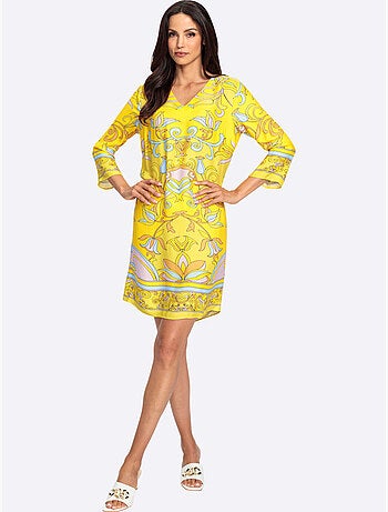 Robe Imprimée Qualité Tissée - Taille Standard - Helline