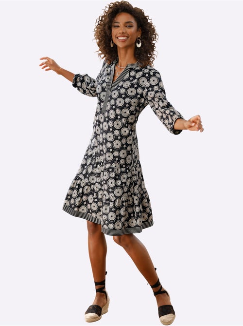 Robe Imprimée Qualité Tissée - Taille Standard - Helline - Kiabi