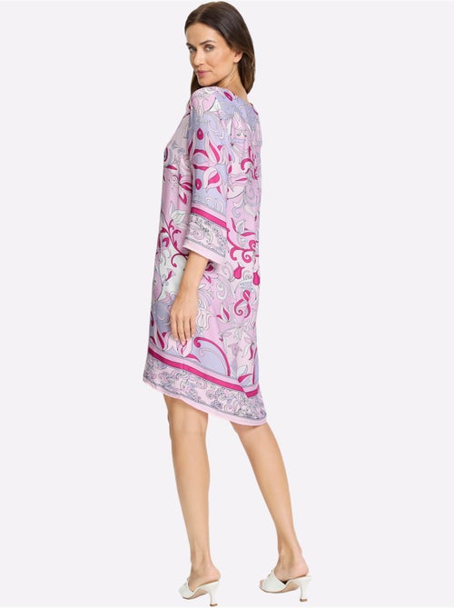 Robe Imprimée Qualité Tissée - Taille Standard - Helline - Kiabi Robe Imprimée Qualité Tissée - Taille Standard - Helline - Kiabi