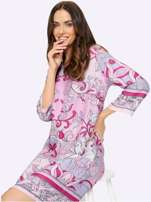 Robe Imprimée Qualité Tissée - Taille Standard - Helline - Kiabi Robe Imprimée Qualité Tissée - Taille Standard - Helline - Kiabi