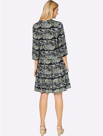 Robe Imprimée Qualité Tissée - Taille Standard - Helline