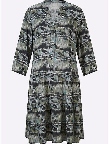 Robe Imprimée Qualité Tissée - Taille Standard - Helline