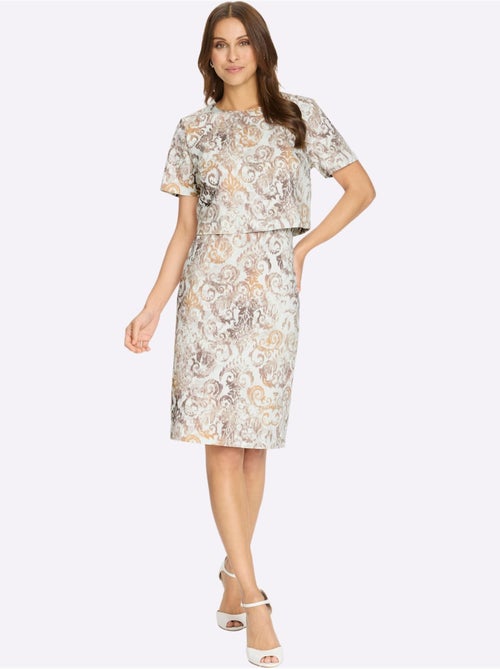 Robe Imprimée Qualité Tissée - Taille Standard - Witt - Kiabi