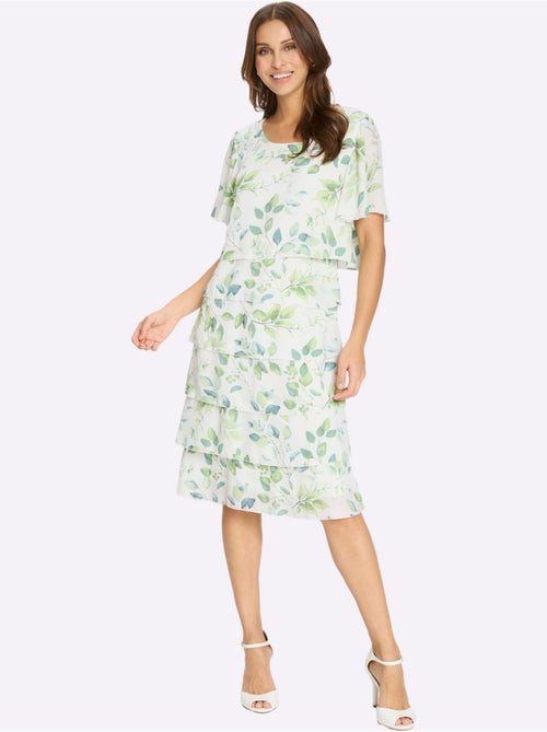 Robe Imprimée Qualité Tissée - Taille Standard - Witt - Kiabi Robe Imprimée Qualité Tissée - Taille Standard - Witt - Kiabi