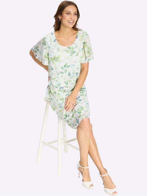 Robe Imprimée Qualité Tissée - Taille Standard - Witt - Kiabi Robe Imprimée Qualité Tissée - Taille Standard - Witt - Kiabi