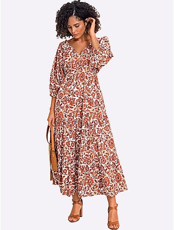 Robe Imprimée Qualité Tissée - Taille Standard - Witt