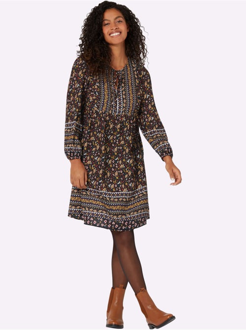 Robe Imprimée Qualité Tissée - Taille Standard - Witt - Kiabi