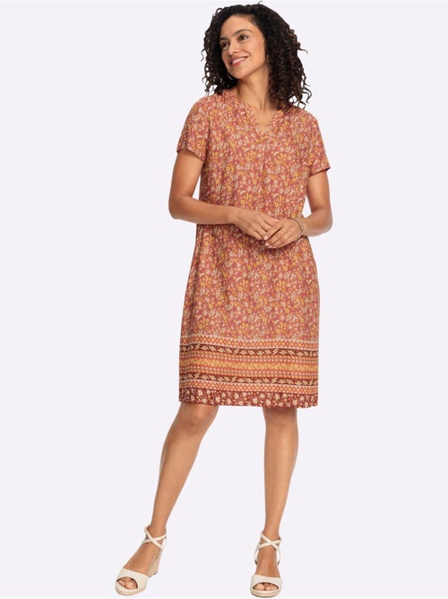 Robe Imprimée Qualité Tissée - Taille Standard - Witt - Kiabi