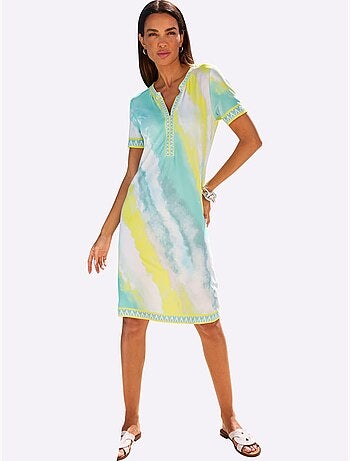 Robe Imprimée Robe En Jersey - Taille Standard - Helline
