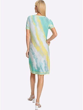 Robe Imprimée Robe En Jersey - Taille Standard - Helline