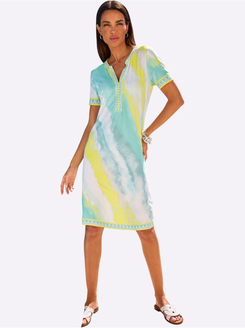 Robe Imprimée Robe En Jersey - Taille Standard - Helline - Kiabi