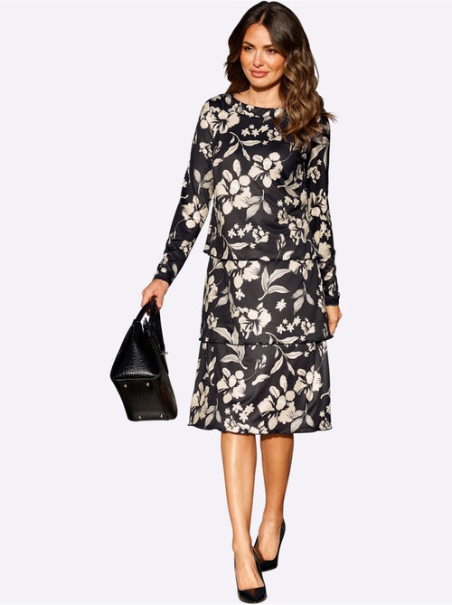 Robe Imprimée Tombé Fluide - Taille Courte - Witt - Kiabi