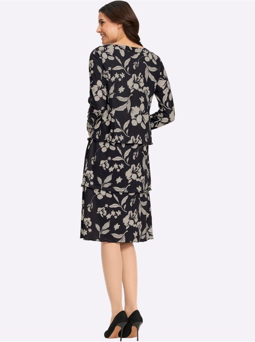 Robe Imprimée Tombé Fluide - Taille Courte - Witt - Kiabi