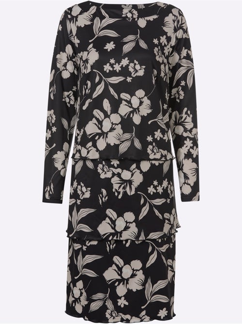 Robe Imprimée Tombé Fluide - Taille Courte - Witt - Kiabi