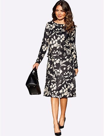 Robe Imprimée Tombé Fluide - Taille Standard - Witt