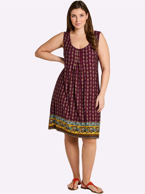 Robe Imprimée Viscose - Taille Standard - Sheego - Kiabi