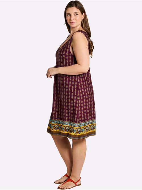 Robe Imprimée Viscose - Taille Standard - Sheego - Kiabi