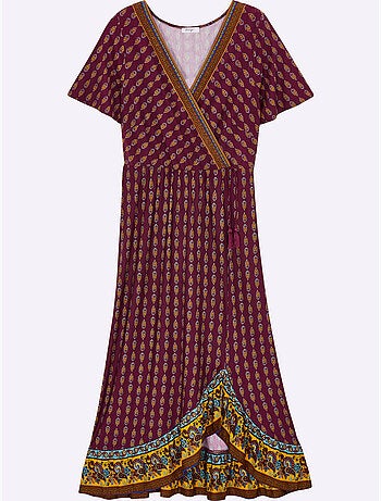 Robe Imprimée Viscose - Taille Standard - Sheego