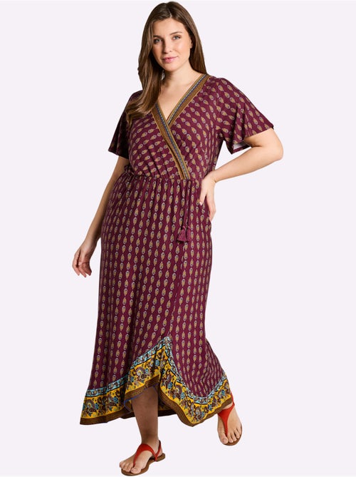 Robe Imprimée Viscose - Taille Standard - Sheego - Kiabi