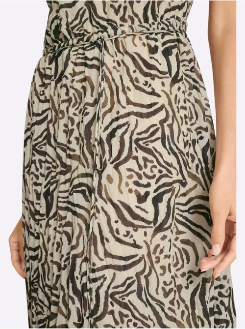Robe Imprimée Viscose Douce Et Fluide - Taille Standard - Helline - Kiabi