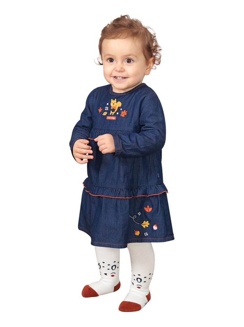 ROBE INDRA JEAN BEBE Bleu - Kiabi