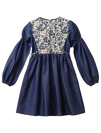 Robe Intersaison Coton Fleurie Liberty MARGOT - La Faute à Voltaire