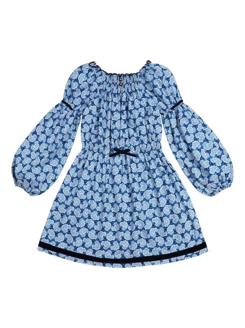 Robe Intersaison Fleurie     Col Smocks  CHIMENE - La Faute à Voltaire - Kiabi