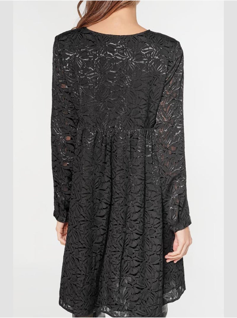 Robe IRON droite 'Le Temps Des Cerises' Noir - Kiabi