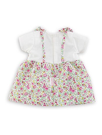 Robe Jardin en Fleurs pour poupon 36cm