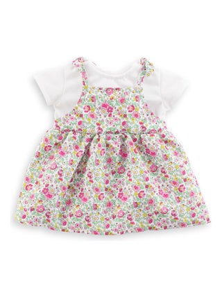 Robe Jardin en Fleurs pour poupon 36cm