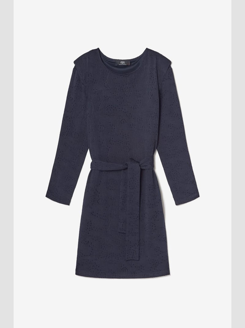 Robe JASMINGI droite 'Le Temps Des Cerises' Bleu - Kiabi
