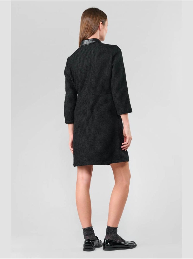 Robe jaya droite 'le temps des cerises' Noir - Kiabi