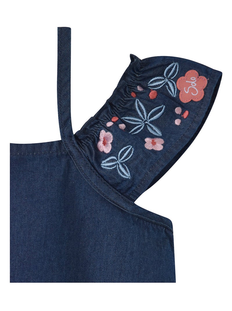 ROBE JEAN A BRETELLE ENAELLE Bleu - Kiabi