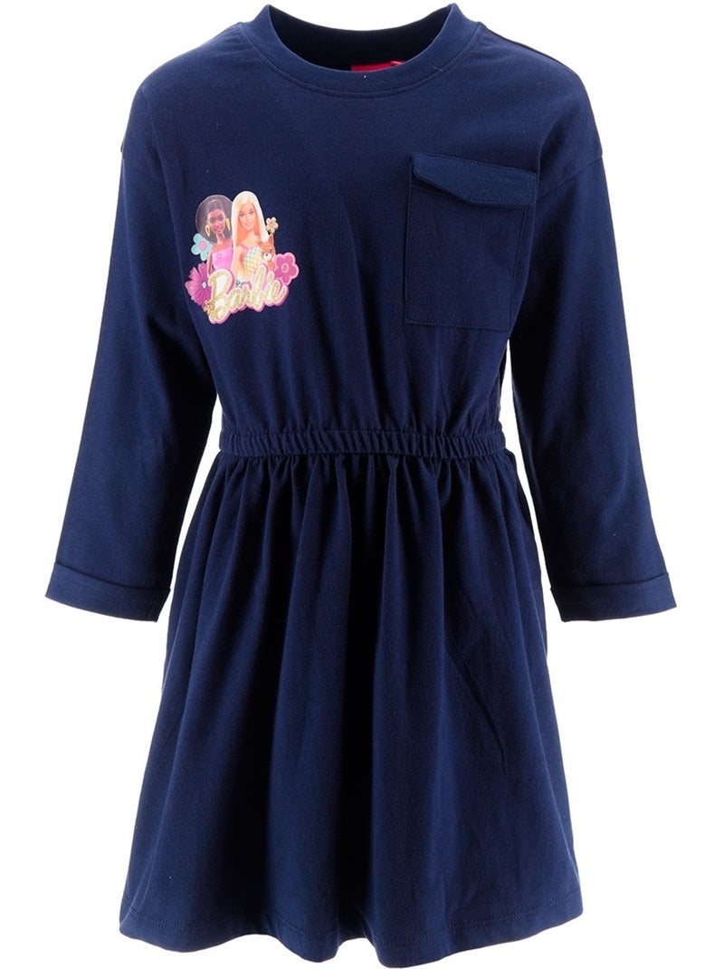Robe jean barbie | licence officielle Bleu - Kiabi