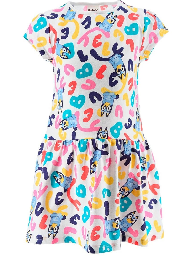 Robe Jean Bluey | Licence Officielle Blanc - Kiabi