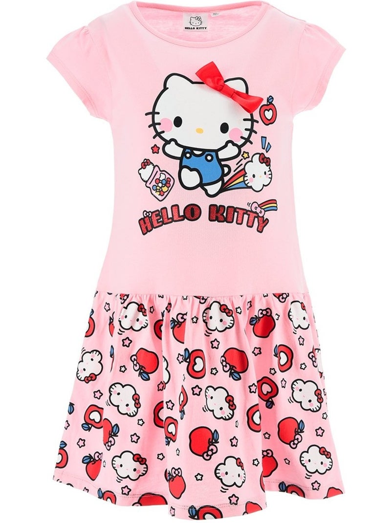 Robe Jean Hello Kitty | Licence Officielle Rose - Kiabi