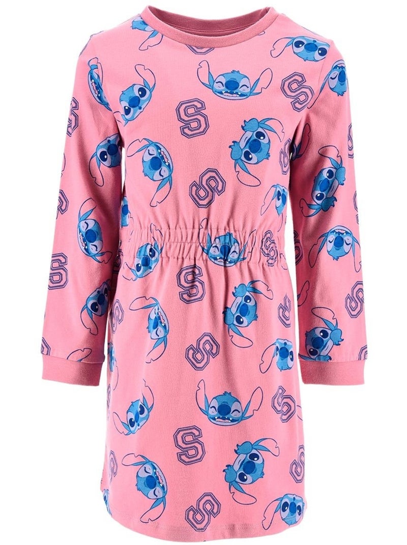 Robe Jean Lilo et Stitch | Licence Officielle Rose - Kiabi