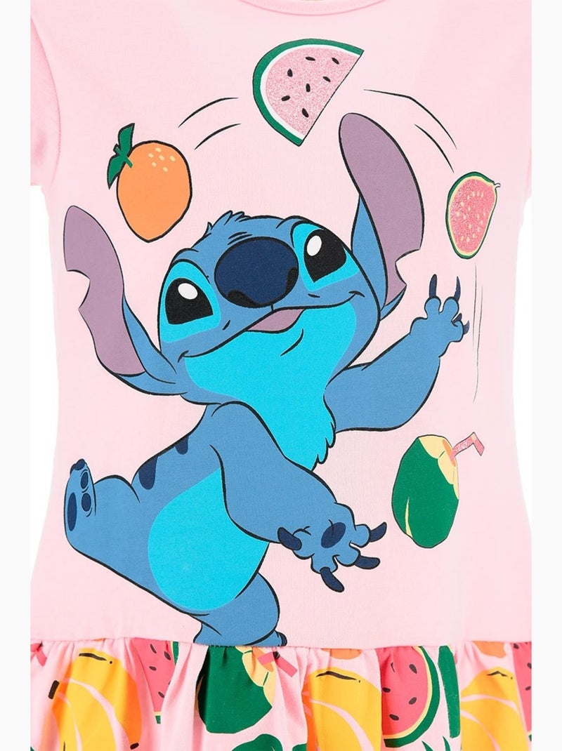 Robe Jean Lilo et Stitch | Licence Officielle Rose - Kiabi