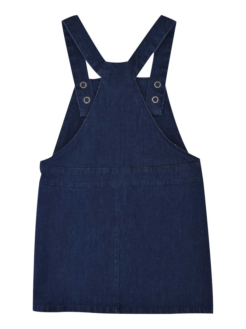 ROBE JEAN LOOK COLORÉ Bleu - Kiabi