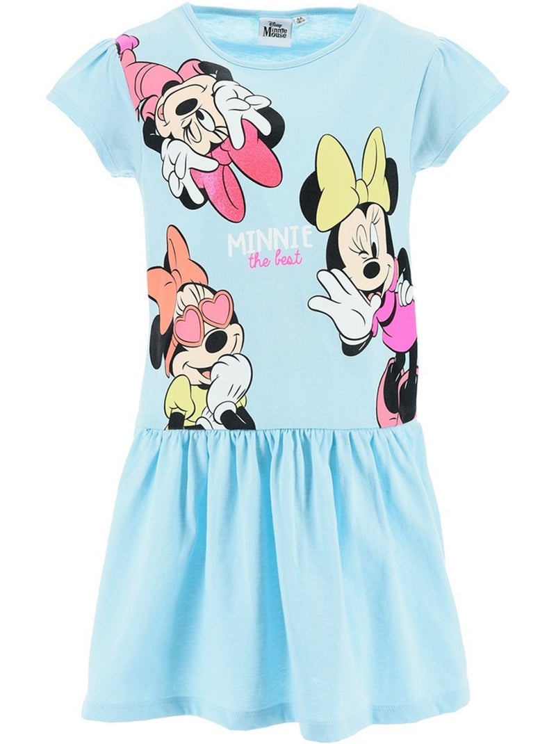 Robe Jean Minnie Mouse | Licence Officielle Bleu - Kiabi