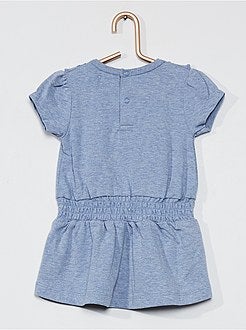 Fille 0-36 mois - Robe jersey à volants - Kiabi