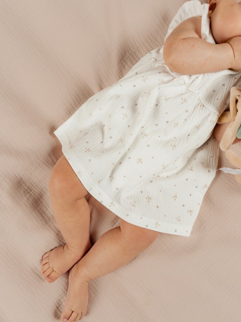 Robe, Jersey froissé Noukie's Blanc - Kiabi