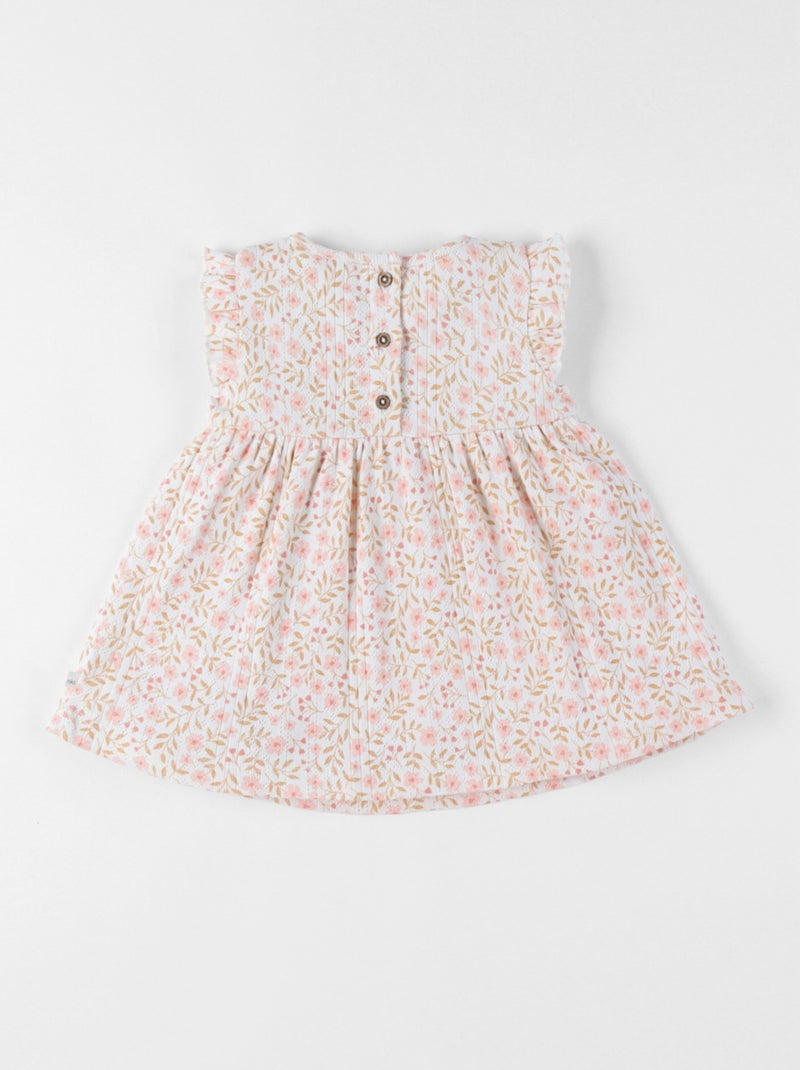 Robe, Jersey pointelle Noukie's Rose - Kiabi